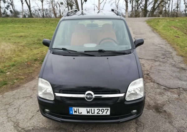 Opel Agila cena 6900 przebieg: 187000, rok produkcji 2002 z Toruń małe 137